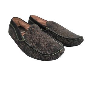 Robert Graham Men's Loafer Size 8 Rampa Driving Loafer Paisley Embossed